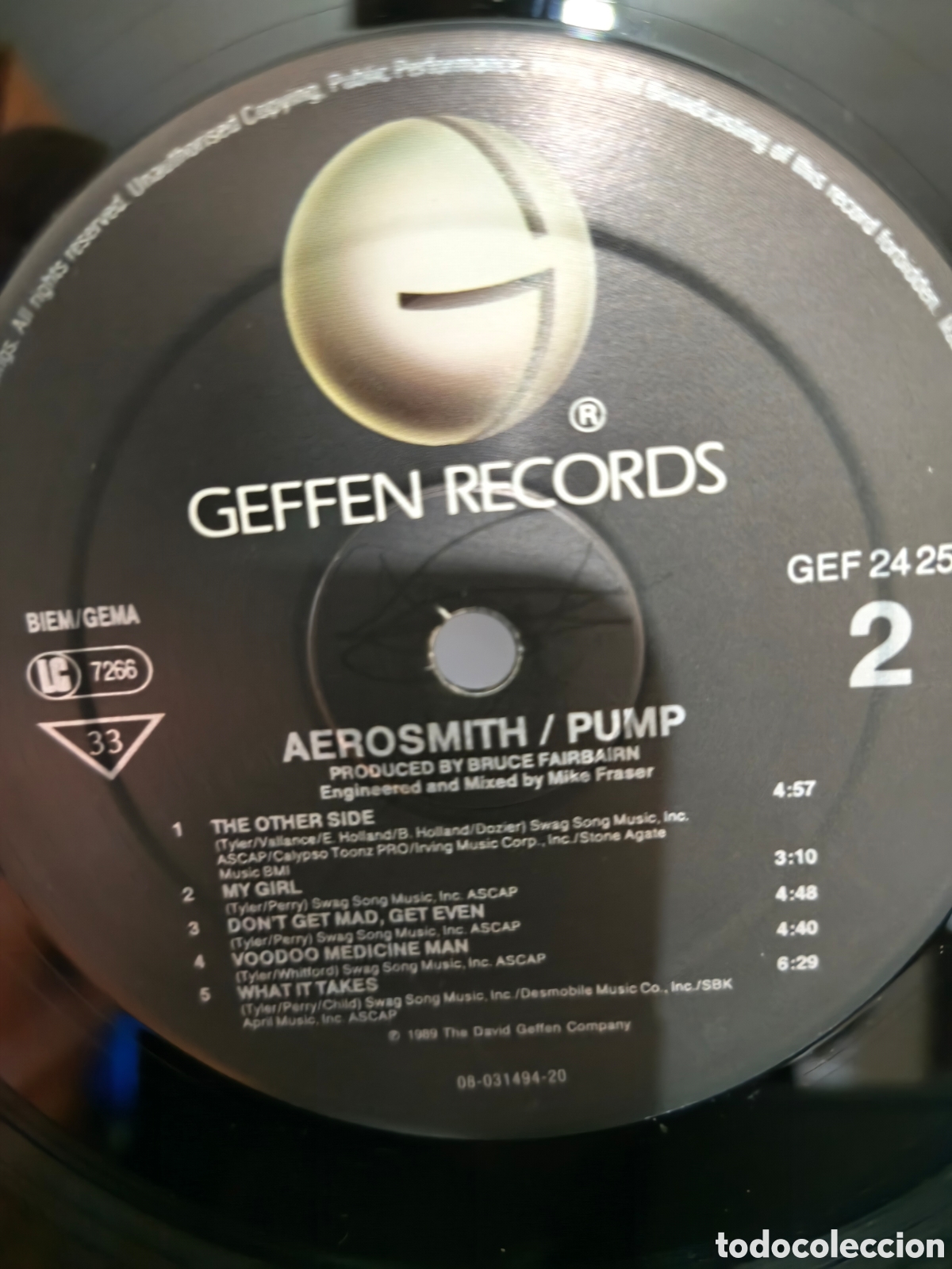 Discos de vinilo: Aerosmith: Pump Lp 1991 Europa - Foto 4