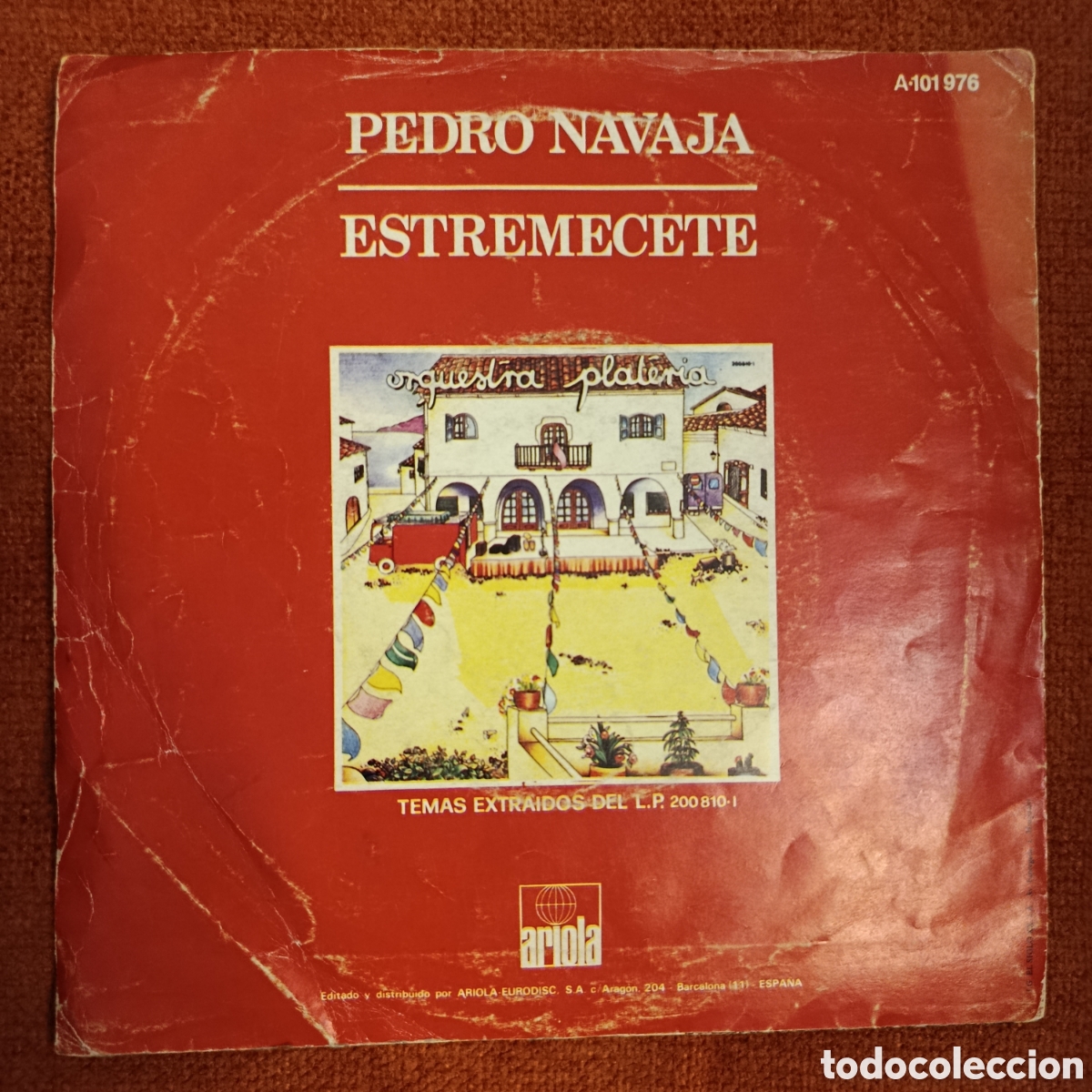 Discos de vinilo: Pedro Navaja. Orquestra Plateria. Vinyl - 7&rdquo;, 45 RPM - Foto 2