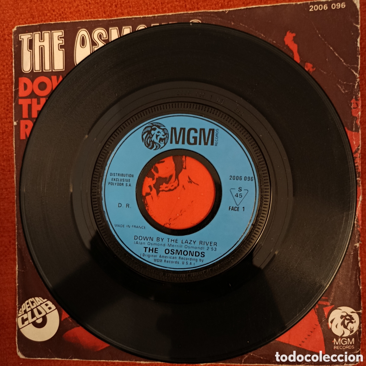 Discos de vinilo: Down by the lazy river. The Osmonds. Vinyl - 7&rdquo;, 45 RPM - Foto 3