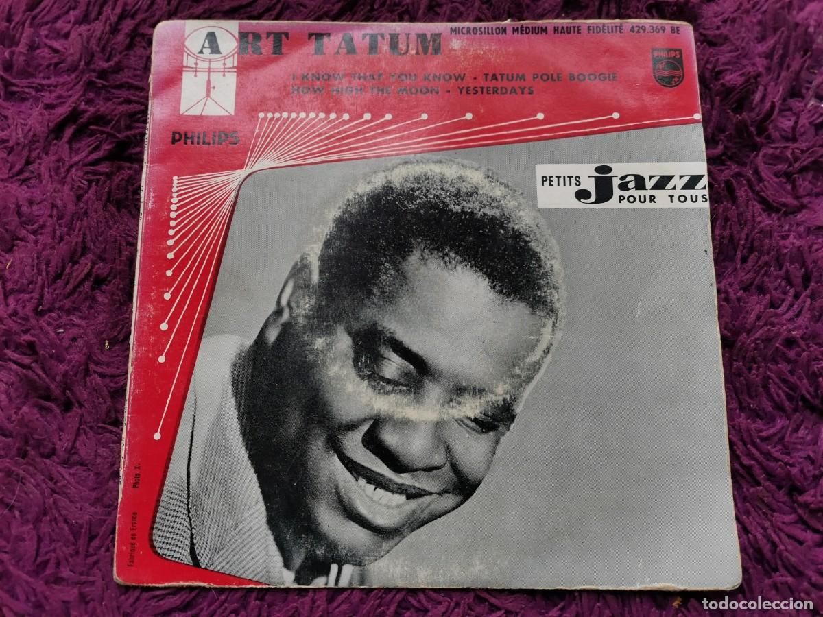 Discos de vinilo: Art Tatum &ndash; I Know That You Know Vinilo 7&rdquo; EP 1958 France 429.369 BE