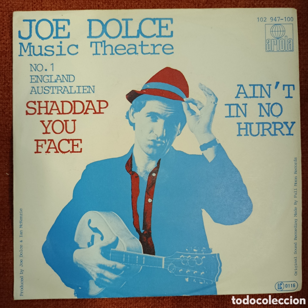 Discos de vinilo: Shaddap you face. Joe Dolce Music Theatre. Vinyl - 7&rdquo;, 45 RPM - Foto 1