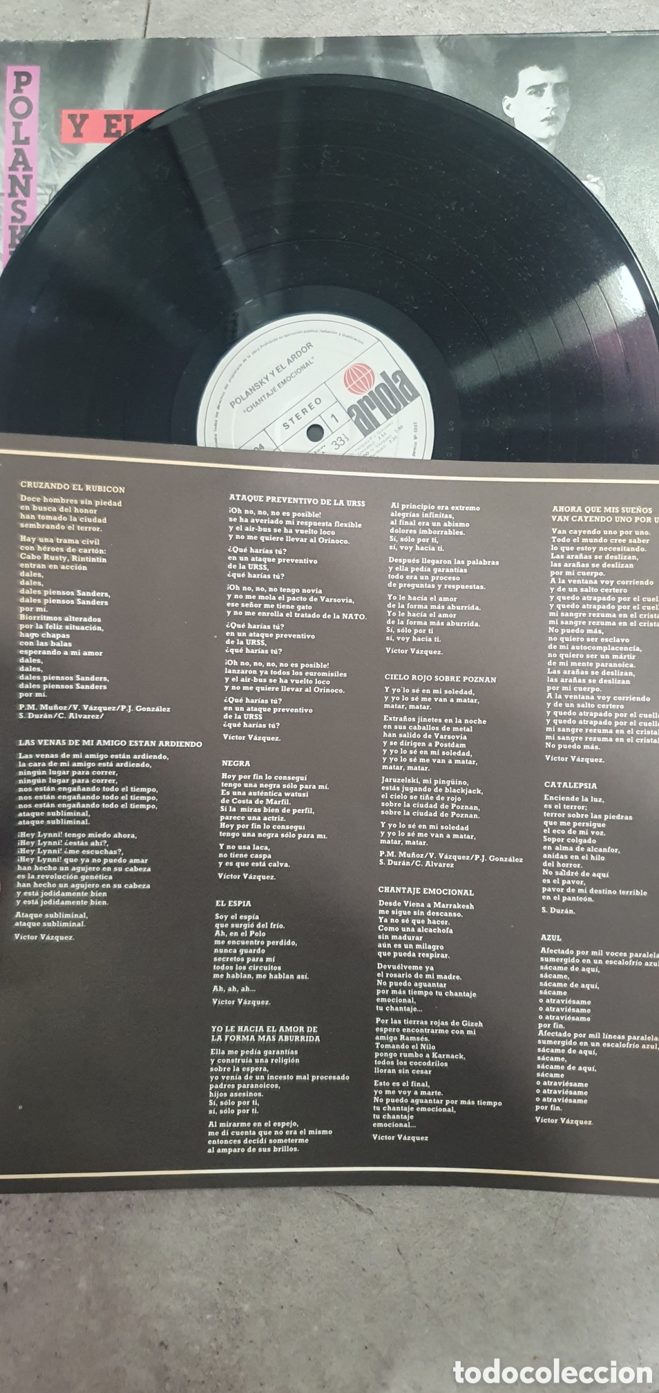 Discos de vinilo: SALIDA 0.01&euro;. LP. Polansky y el ardor. - Foto 3
