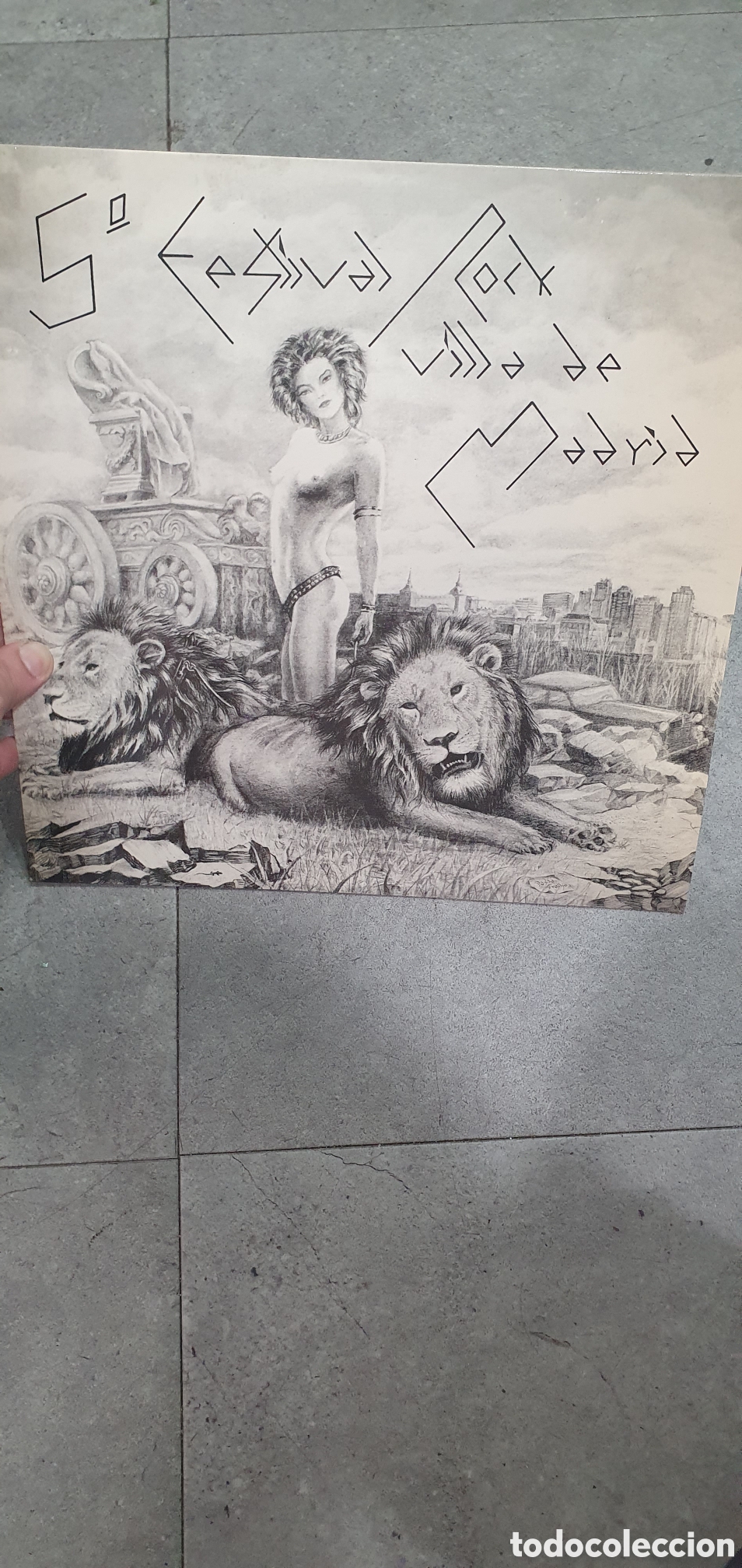 Disques de vinyle: SALIDA 0.01&euro;. LP. 5 Festival Rock Villa de Madrid.