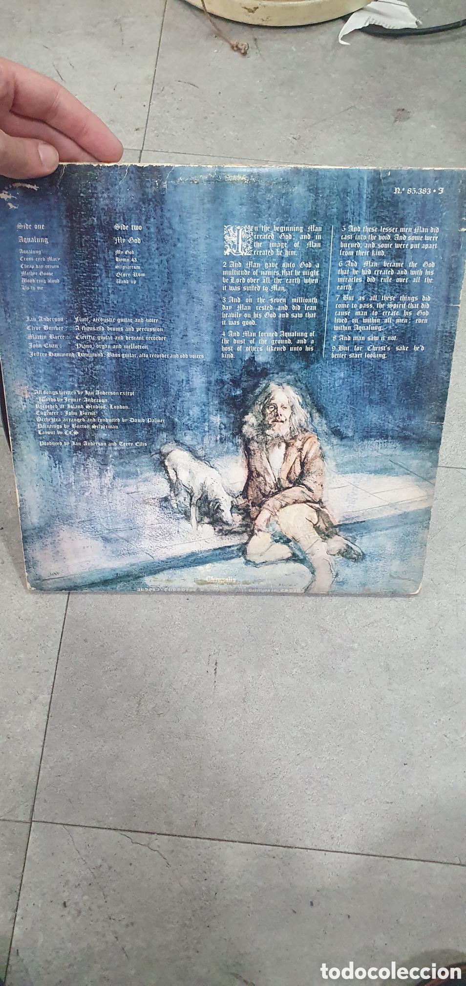 Discos de vinilo: SALIDA 0.01&euro;. LP. Jethro Tull. Aqualung. - Foto 4