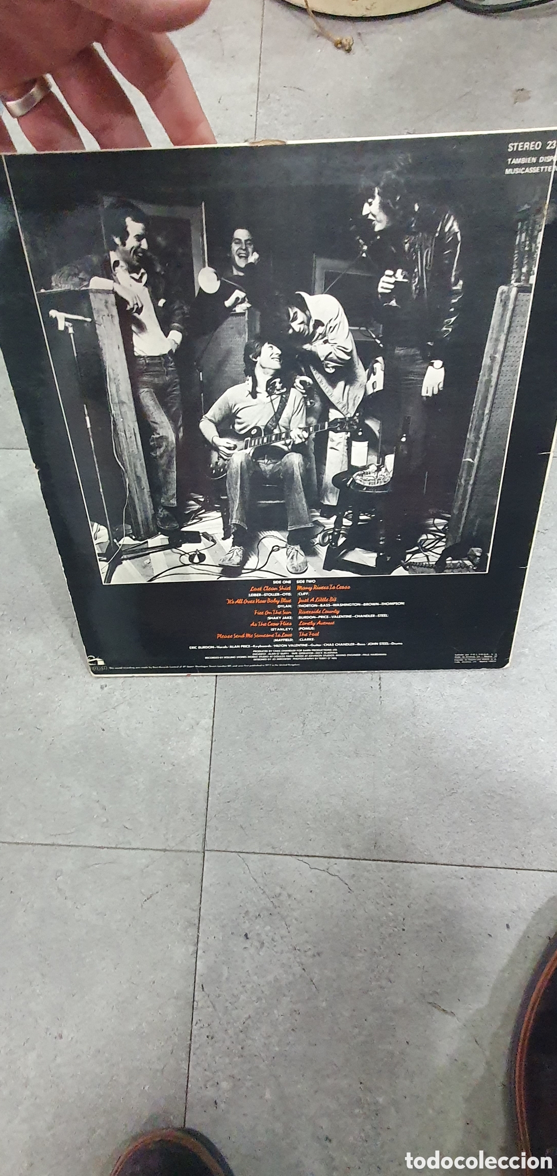 Discos de vinilo: SALIDA 0.01&euro;. LP. The original animals. - Foto 2