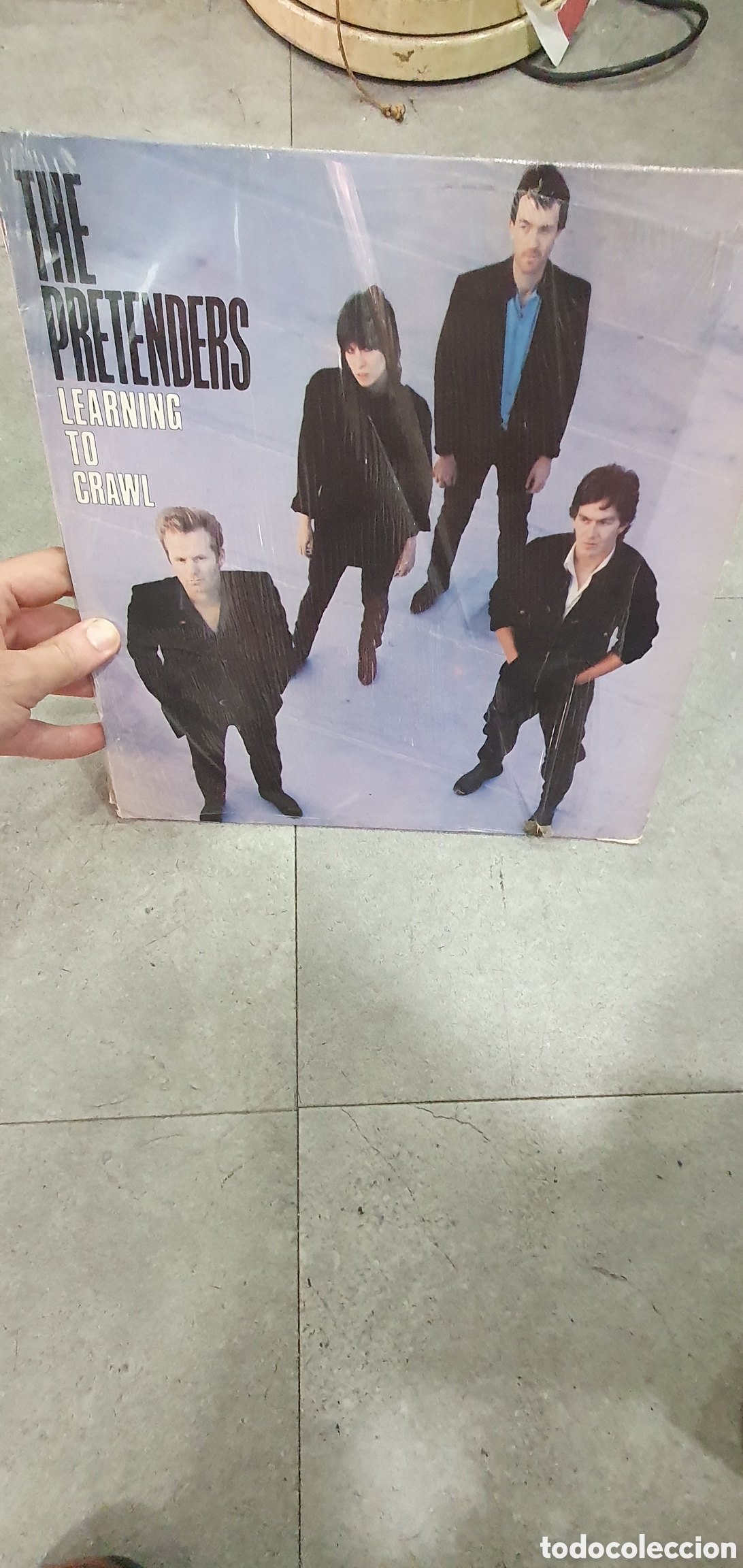 Discos de vinilo: SALIDA 0.01&euro;. LP. The Pretenders. Learning to crawl.