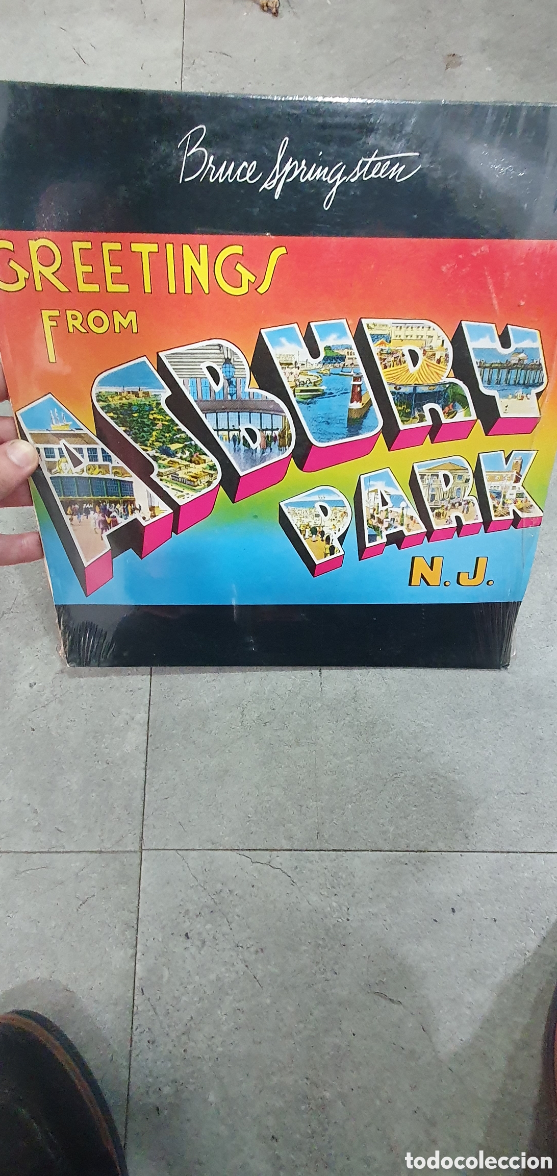 Vinyl records: SALIDA 0.01&euro;. LP. Bruce Springsteen. Greetings from Asbury Park.