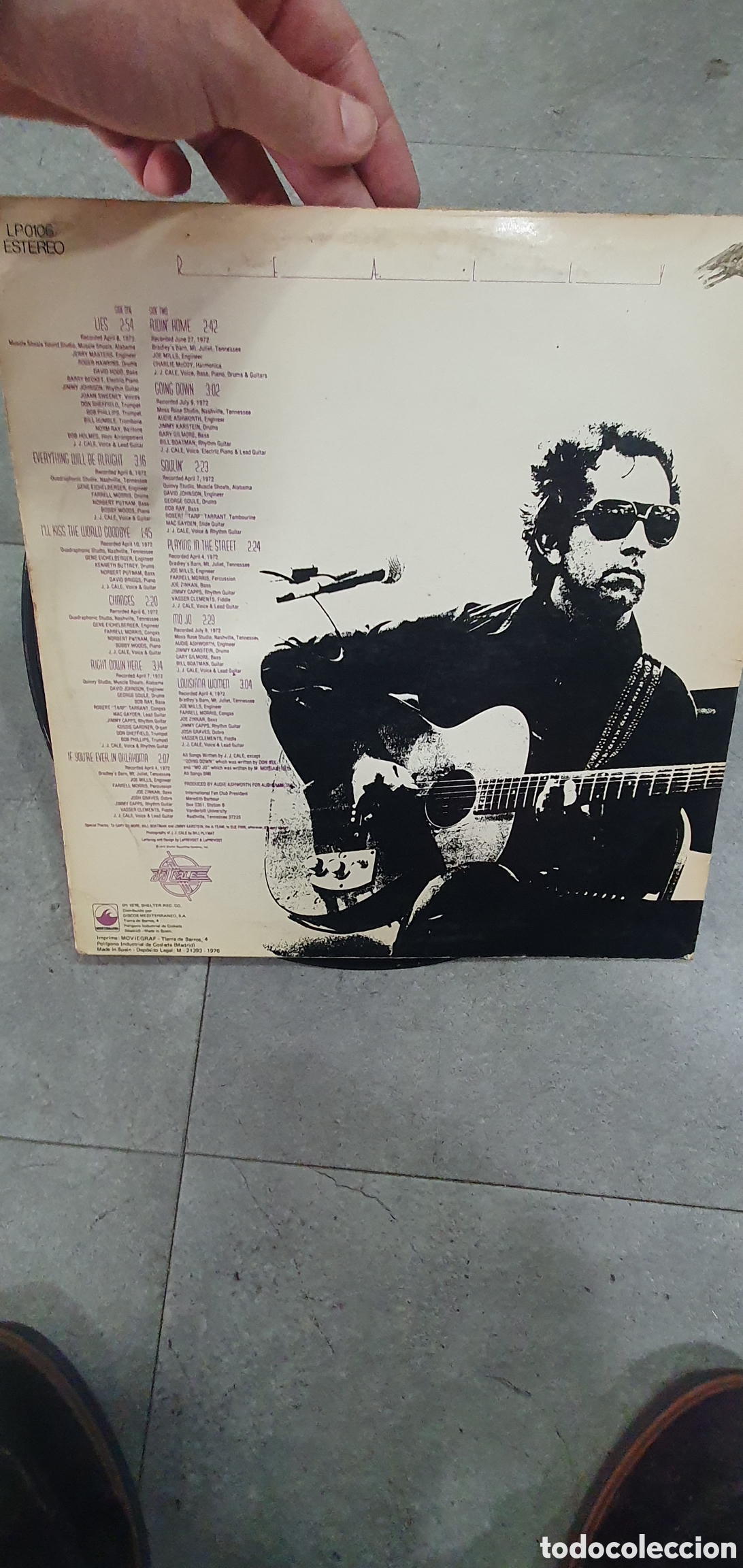 Discos de vinilo: SALIDA 0.01&euro;. LP. J J Cale. Realmente. - Foto 3