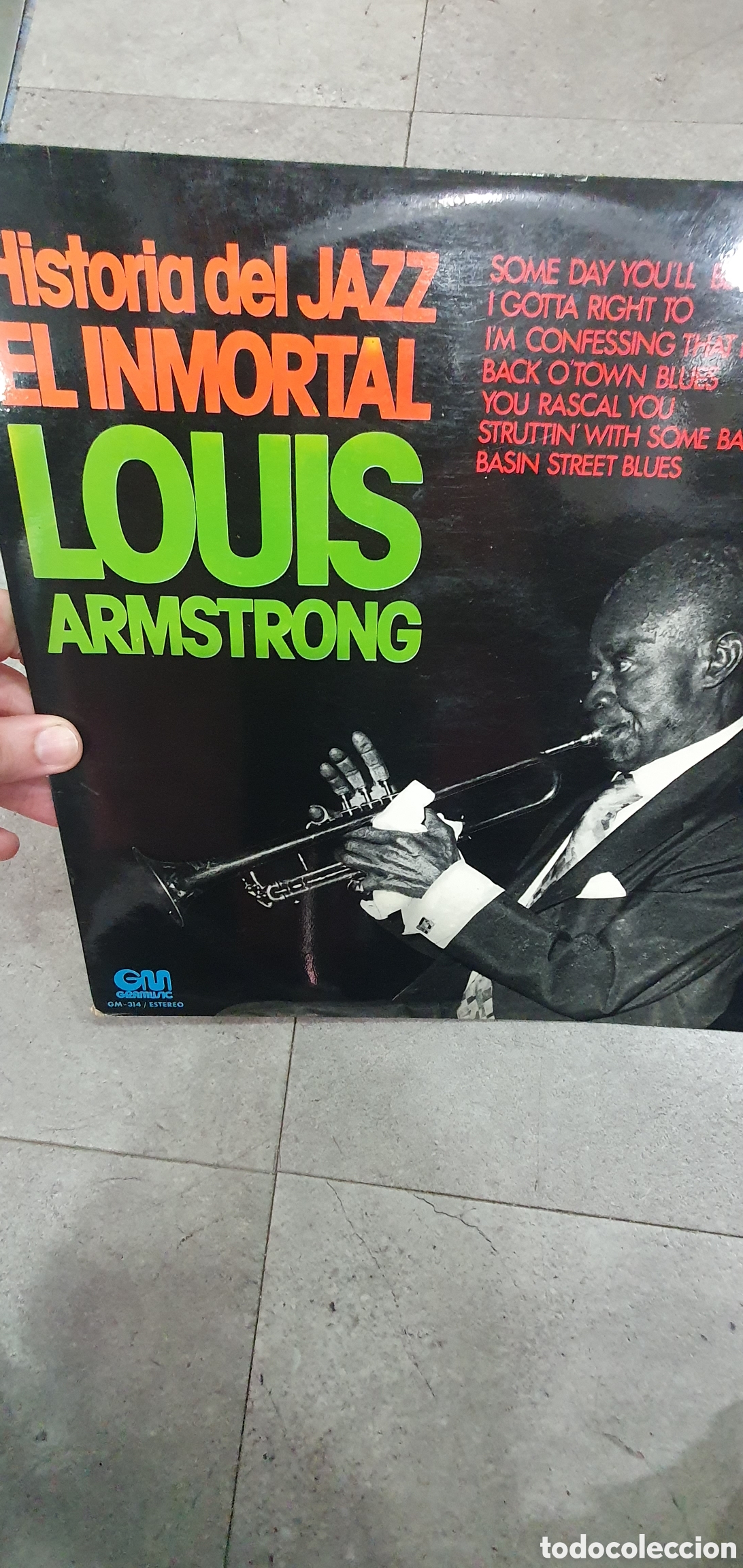 Discos de vinilo: LP. Historia del Jazz. Louis Amstrong. - Foto 2