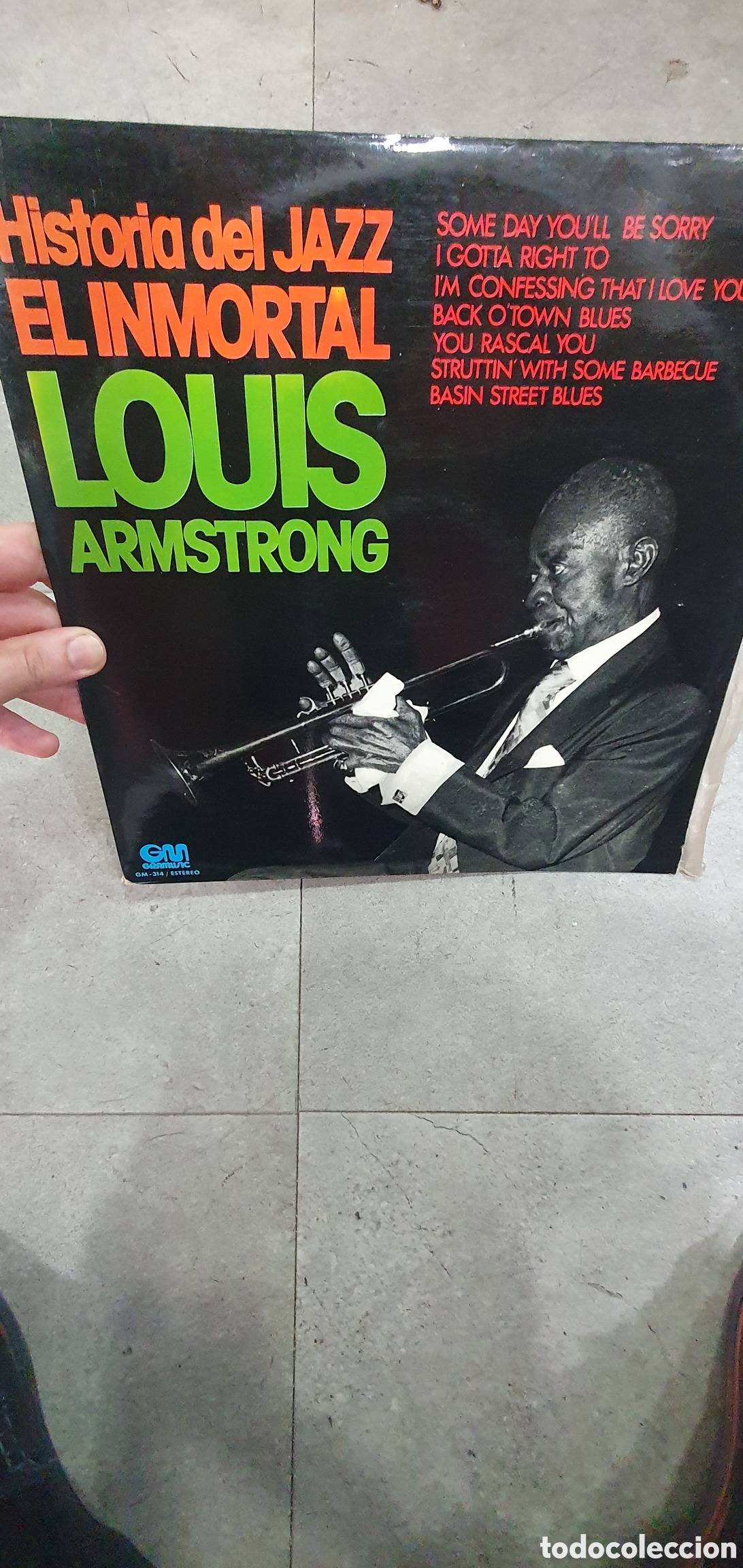 Discos de vinilo: LP. Historia del Jazz. Louis Amstrong. - Foto 1