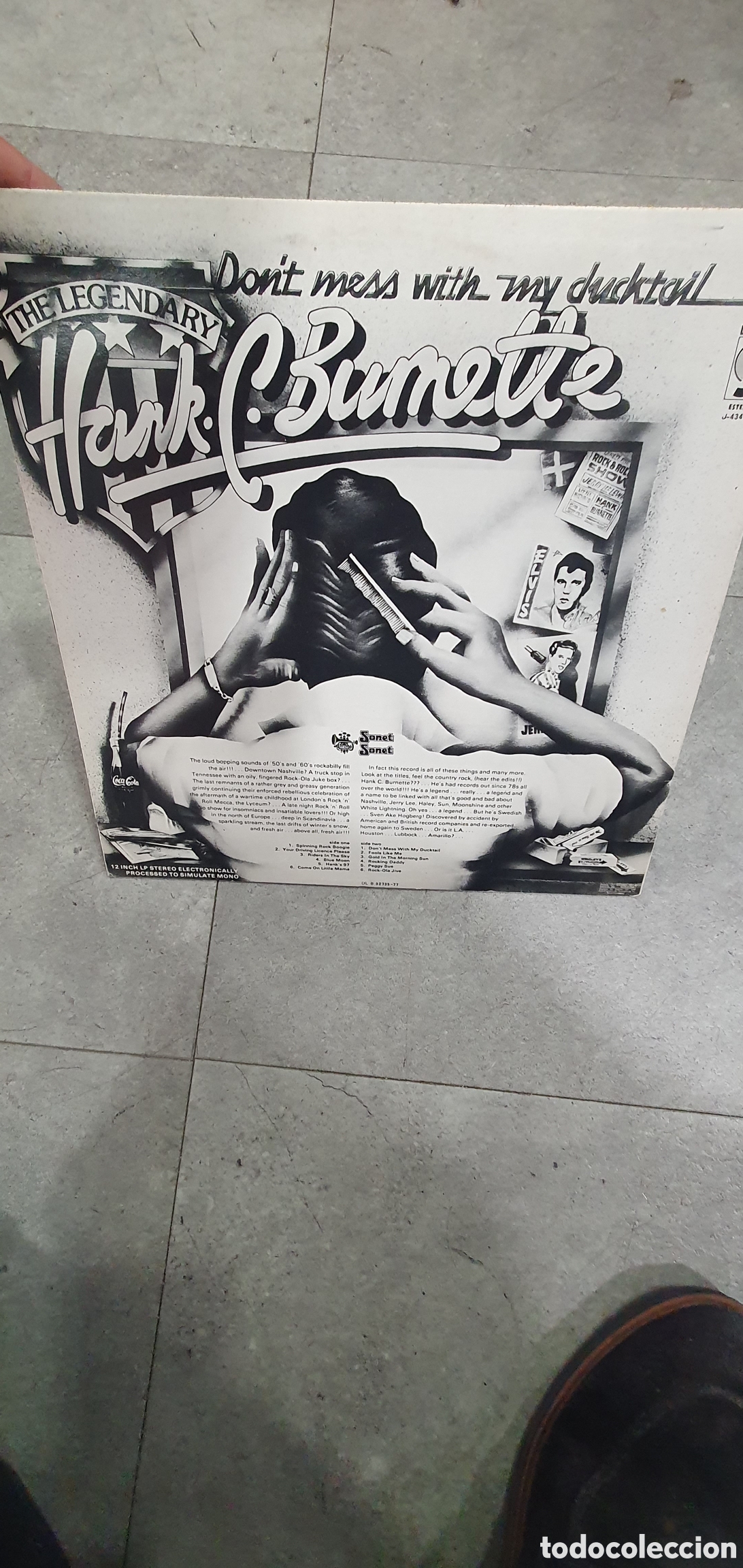 Discos de vinilo: LP. The Legendary Hank C. Bumette. - Foto 2