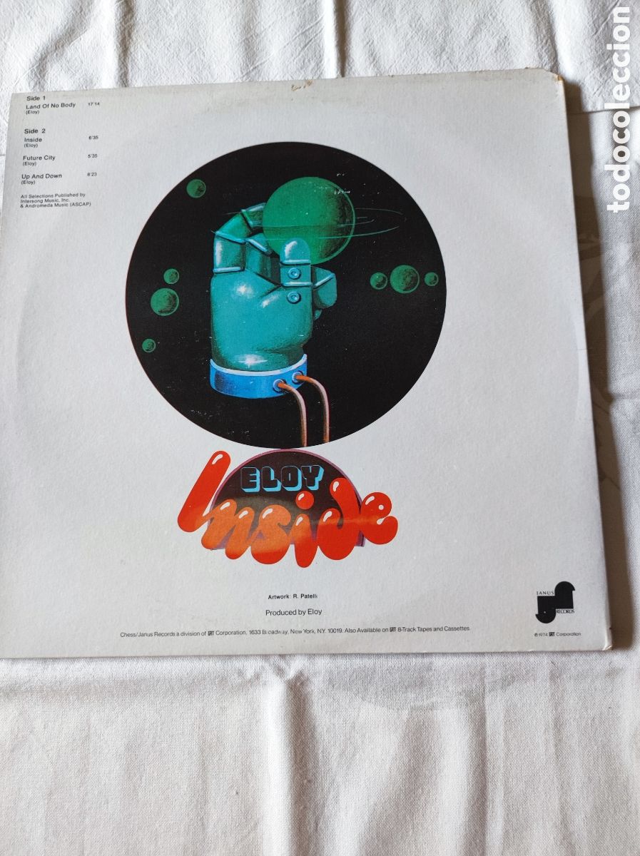 Discos de vinilo: ELOY - INSIDE (ORIGINAL USA) - Foto 2