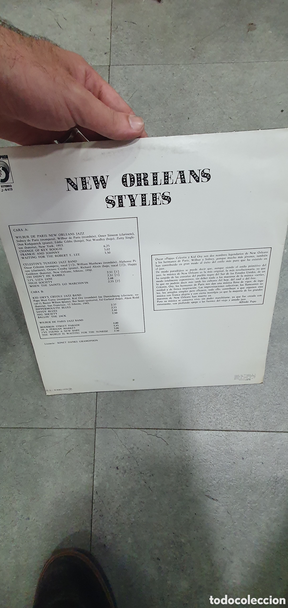 Discos de vinilo: LP. New Orleans Styles. - Foto 3