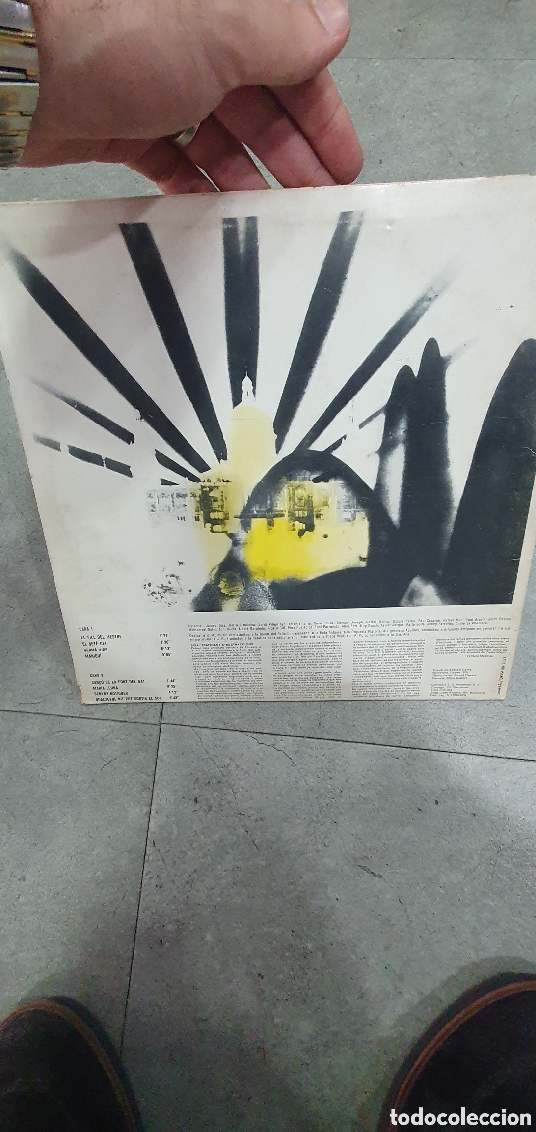 Discos de vinilo: LP. Sisa. Qualsevol nit pot sortir el sol. - Foto 3
