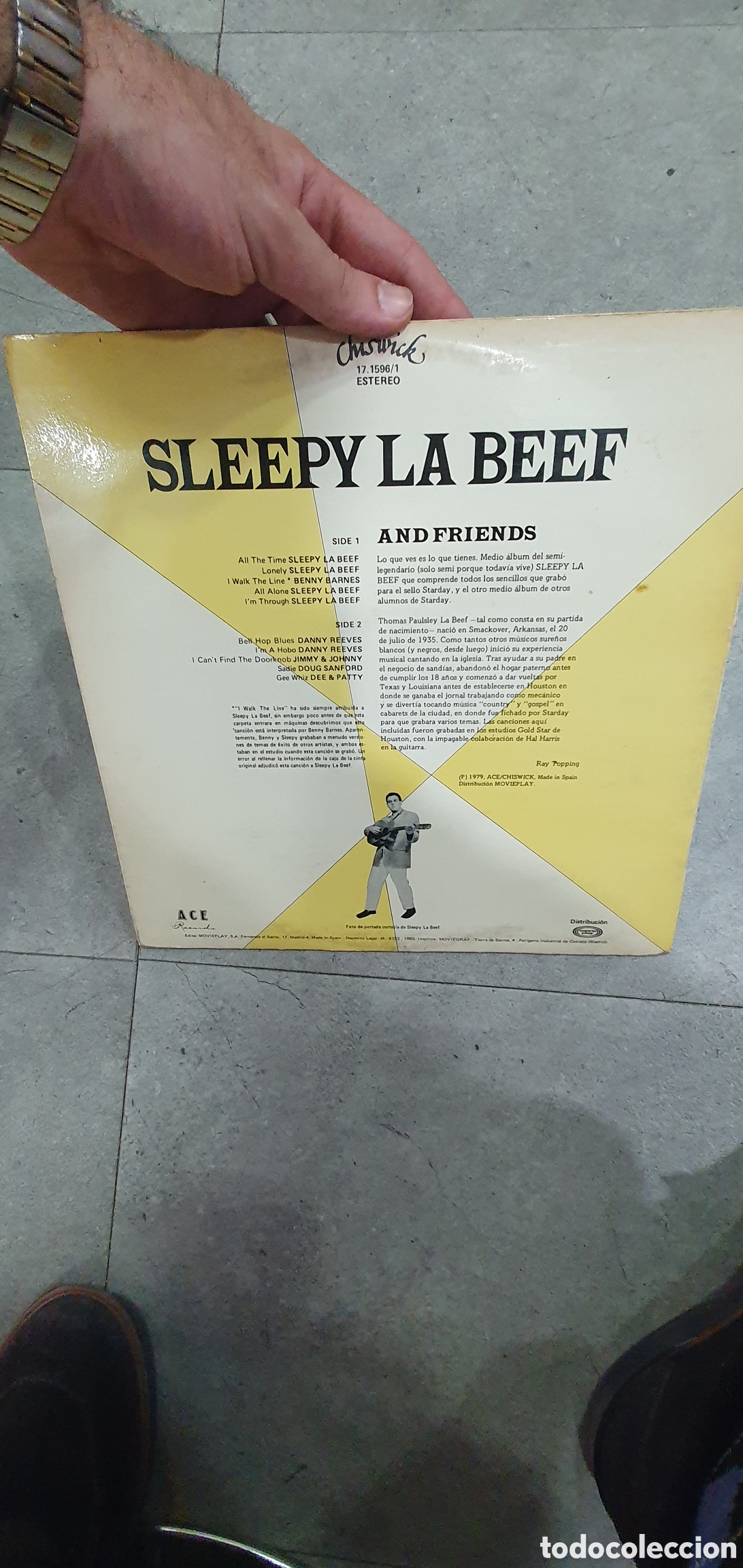 Discos de vinilo: LP. Sleepy la Beef and friends. - Foto 2