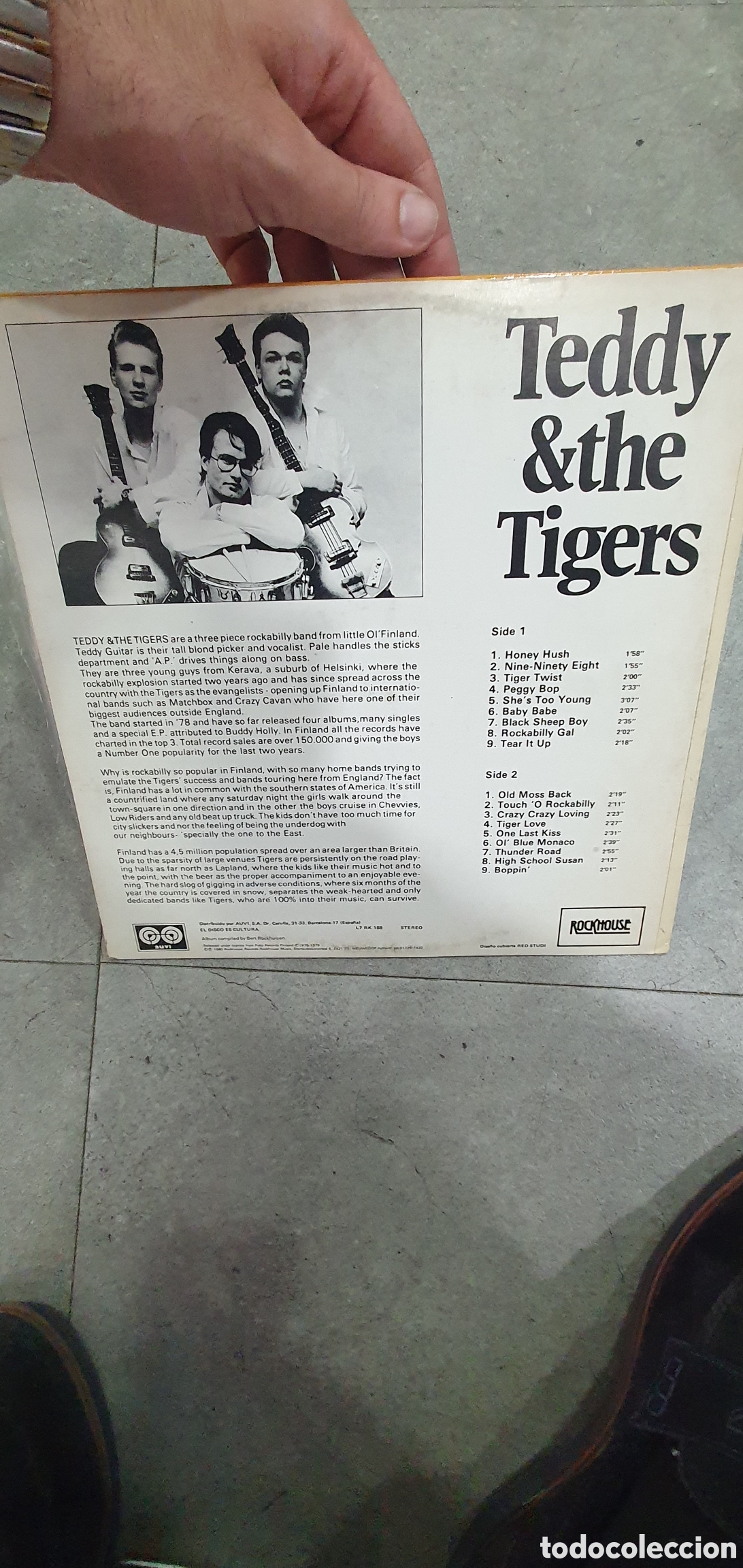 Discos de vinilo: LP. Teddy & Tigers. Tear ut up. - Foto 2