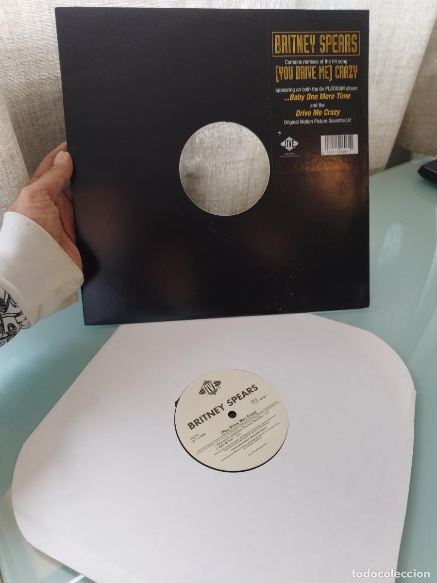 Discos de vinilo: Britney Spears &ndash; (You Drive Me) Crazy. Vinilo maxi single 12&rdquo;.