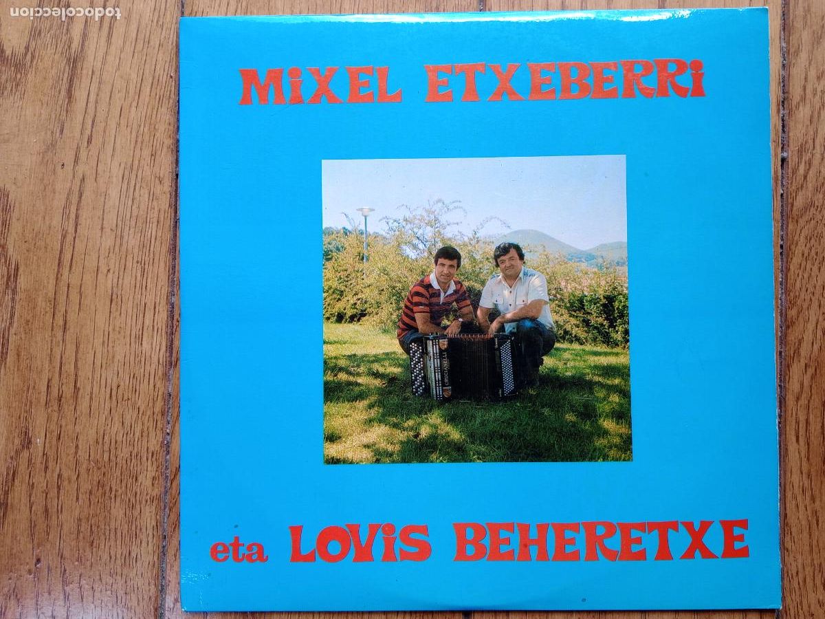 Discos de vinilo: Mixel Etxeberri eta Louis Beheretxe
