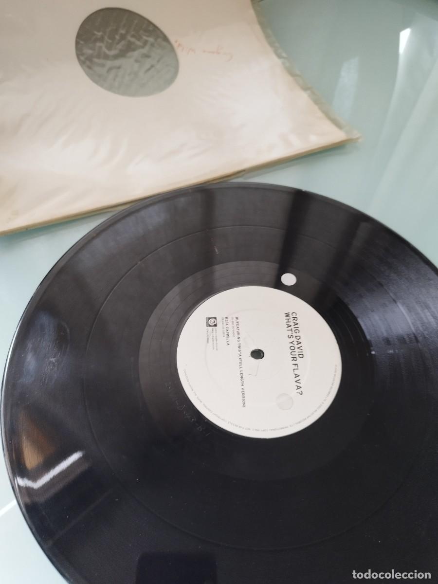 Discos de vinilo: Craig David &ndash; What's Your Flava?. Vinilo maxi single.