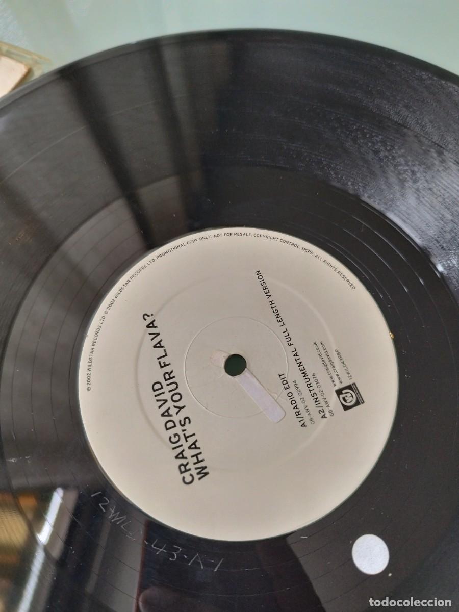 Discos de vinilo: Craig David &ndash; Whats Your Flava?. Vinilo maxi single. - Foto 4