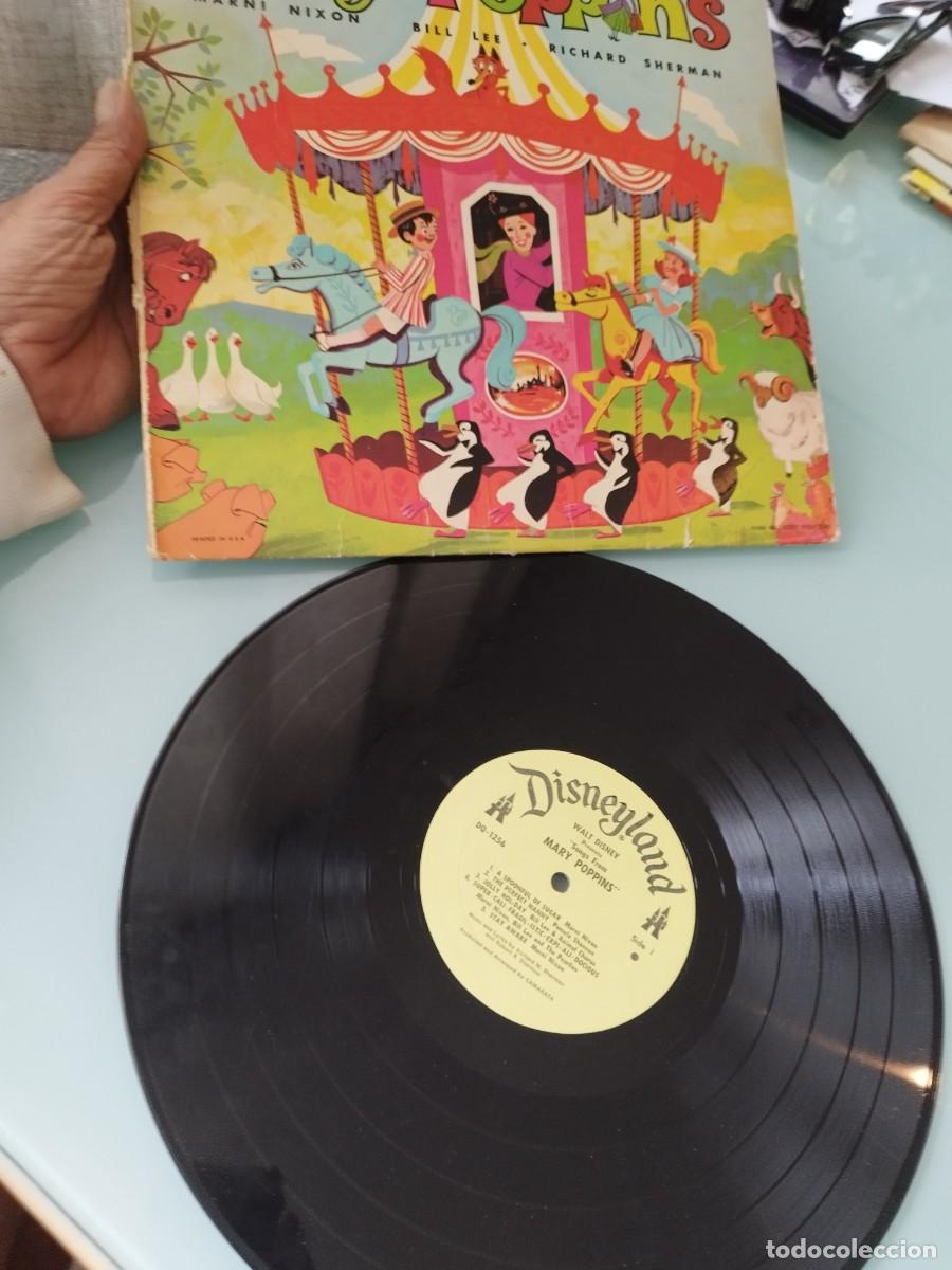 Discos de vinilo: Vinilo Vintage 1964 &rdquo;10 Songs From Walt Disney's Mary Poppins&rdquo; - Disneyland Records DQ-1256.