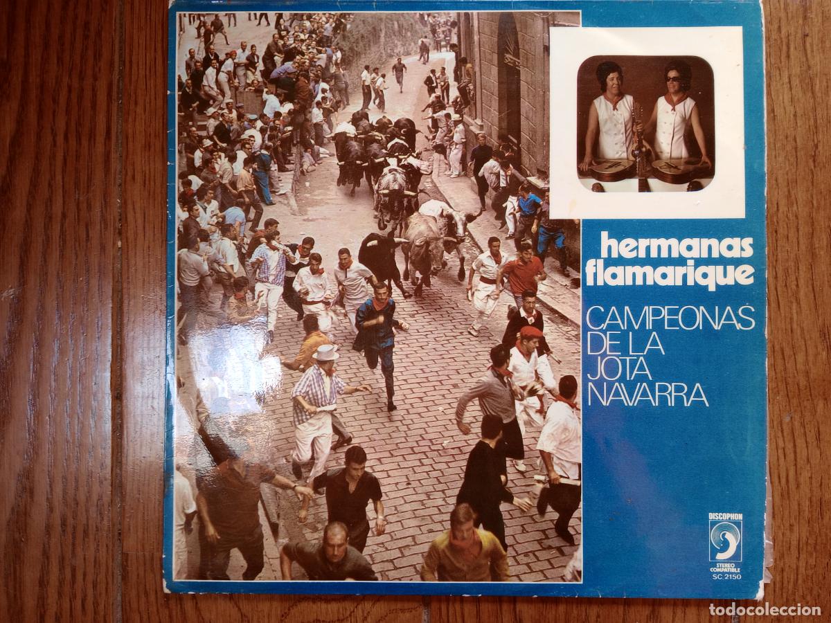 Discos de vinilo: Hermanas Flamarique - campeonas de la jota Navarra