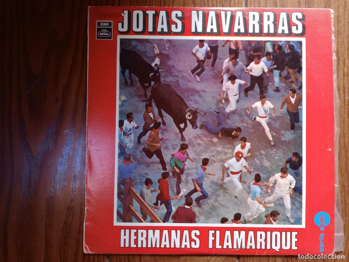 Discos de vinilo: Hermanas Flamarique - notas navarras