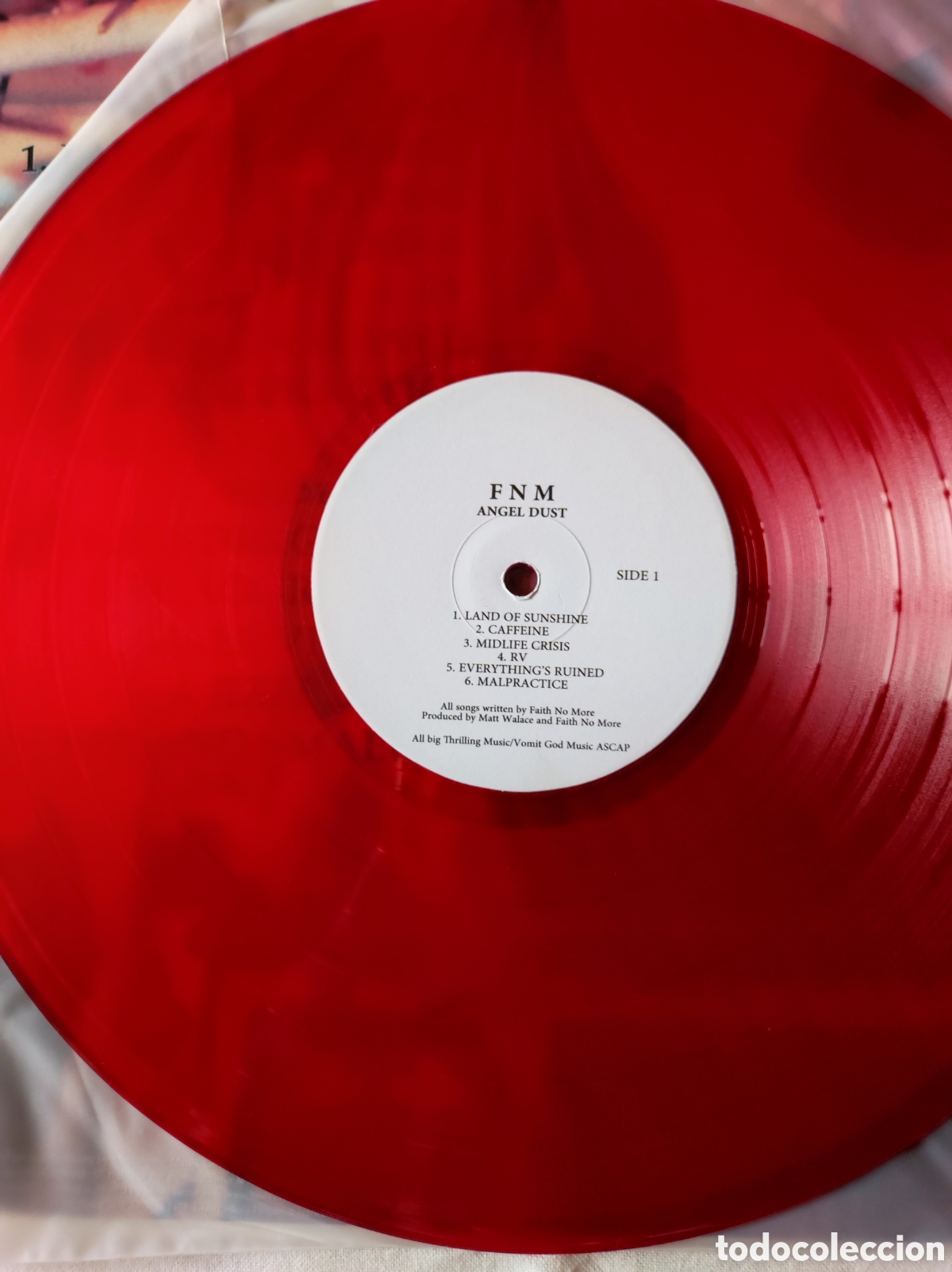Discos de vinilo: FAITH NO MORE - ANGEL DUST - Foto 3