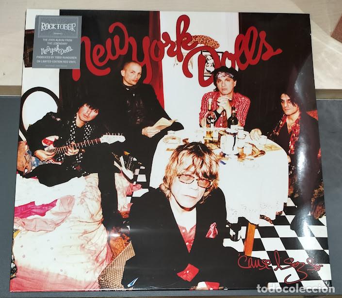 Discos de vinilo: New York Dolls - Cause I Sez So - LP Ltd Red Vinyl, Rhino 2025. Nuevo, precintado.