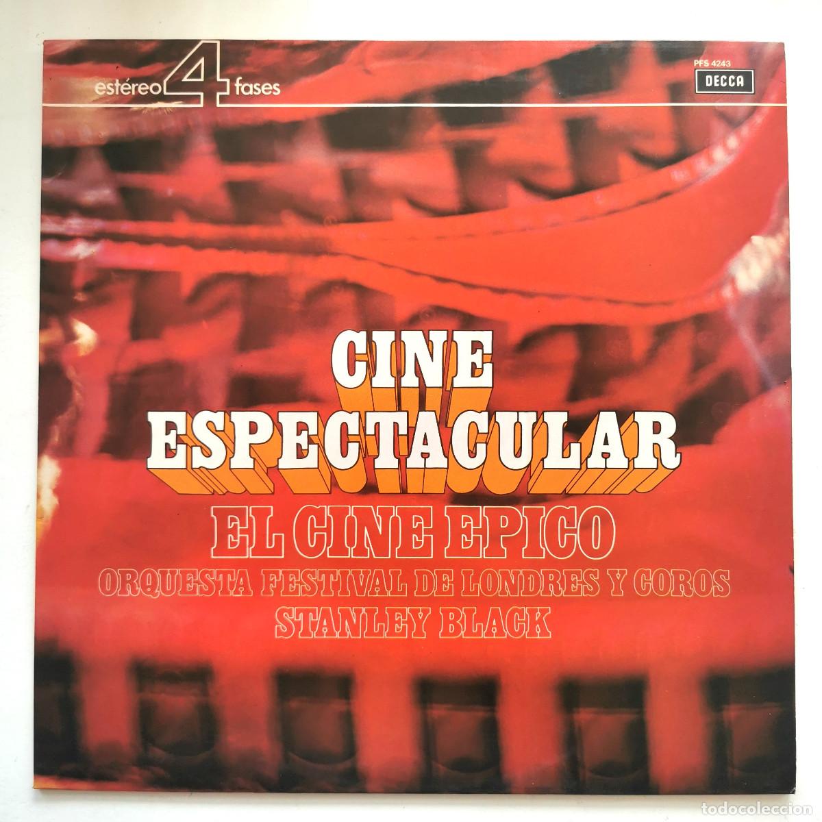 Discos de vinilo: Disco perfecto - Stanley Black &ndash; Cine Espectacular El Cine &Eacute;pico LP Decca 1975