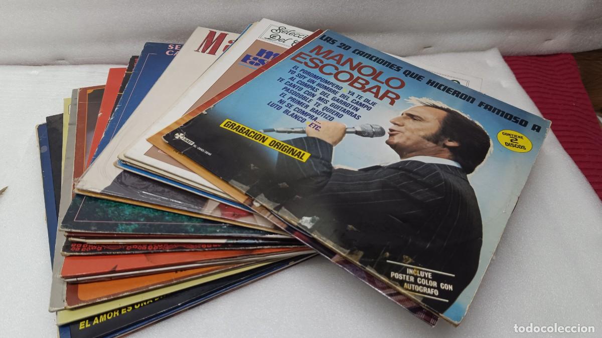 Discos de vinil: LOTE DE 25 DISCOS LPS DE MANOLO ESCOBAR BUEN ESTADO,VER FOTOS.