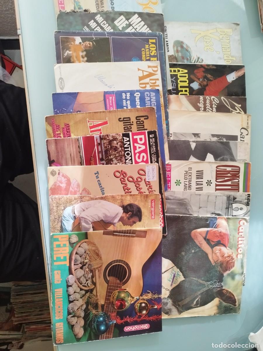 Discos de vinilo: Lote de discos de vinilo Singles / EP - M&uacute;sica espa&ntilde;ola, Flamenco, Copla y Rumba (A&ntilde;os 60/70)&rdquo;