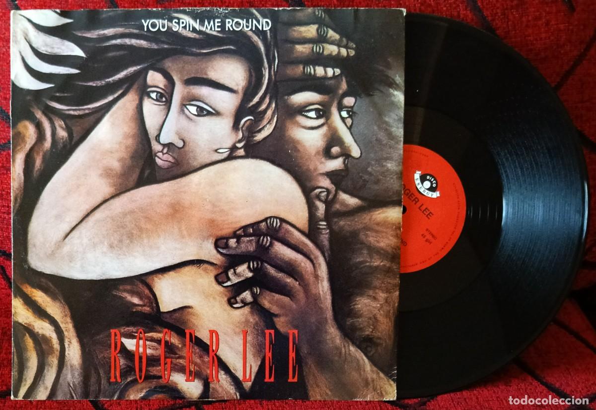 Discos de vinilo: ROGER LEE ** You Spin Me Round ** MAXI SINGLE VINILO ITALIA 1990 (COVER DEAD OR ALIVE)