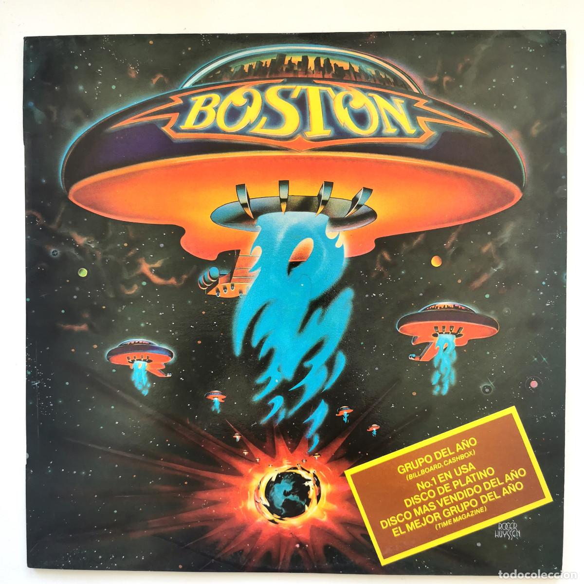 Discos de vinilo: Boston &ndash; Boston LP vinilo 1976 Espa&ntilde;a Epic EPC 81611