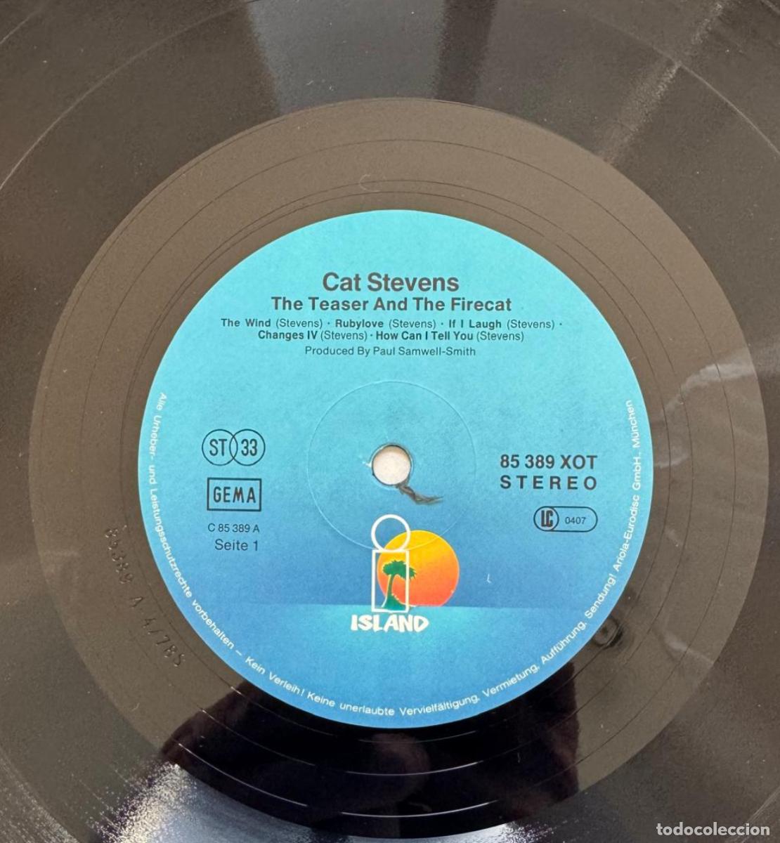 Discos de vinilo: cat stevens 33t teaser and the firecat EX EX - Foto 4
