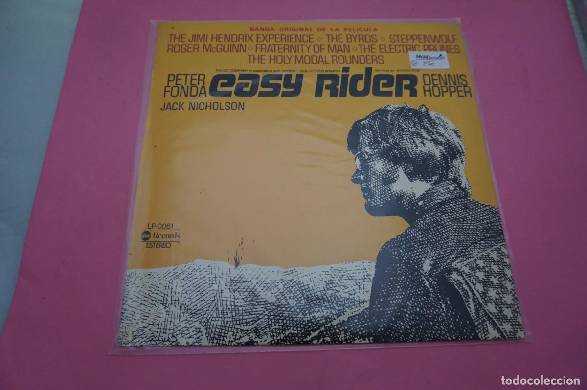 Discos de vinilo: LP/ EASY RIDER - BANDA SONORA ORIGINAL DE LA PELICULA - EL VINILO ESTA EN EXCELENTE ESTADO