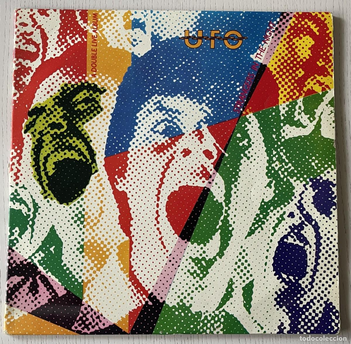 Discos de vinilo: UFO - STRANGERS IN THE NIGHT (DOBLE LP VINILO 1981) EDICI&Oacute;N ESPA&Ntilde;A RCA / CHRYSALIS