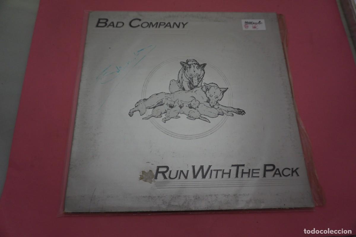 Discos de vinilo: LP/ BAD COMPANY - RUN WITH THE PACK - EL VINILO ESTA EN EXCELENTE ESTADO