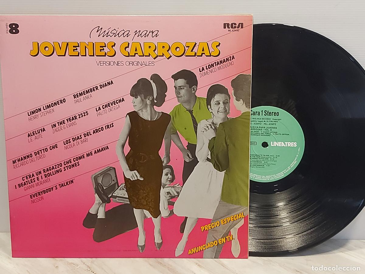 Discos de vinilo: M&Uacute;SICA PARA J&Oacute;VENES CARROZAS VOL. 8 | LP-RCA NL-43492 | ESPA&Ntilde;A 1984 | DE LUJO ****