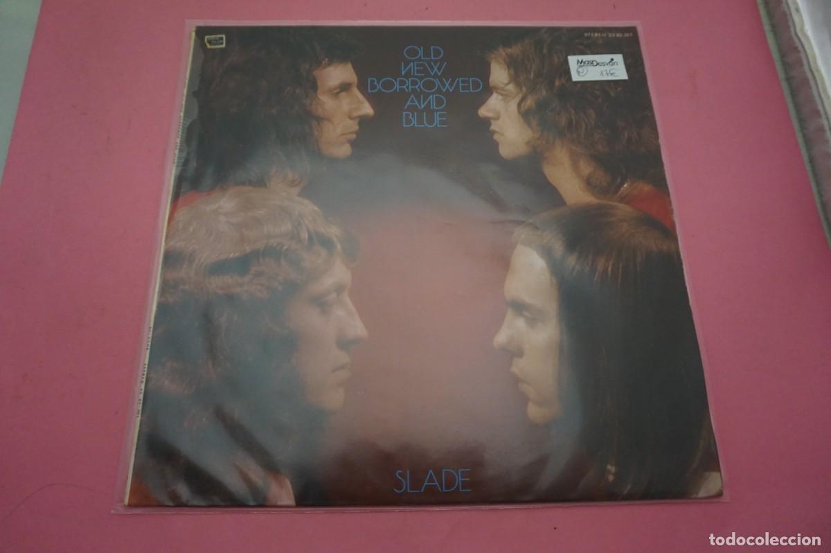 Discos de vinilo: LP/ SLADE - OLD NEW BORROWED AND BLUE - EL VINILO ESTA EN EXCELENTE ESTADO
