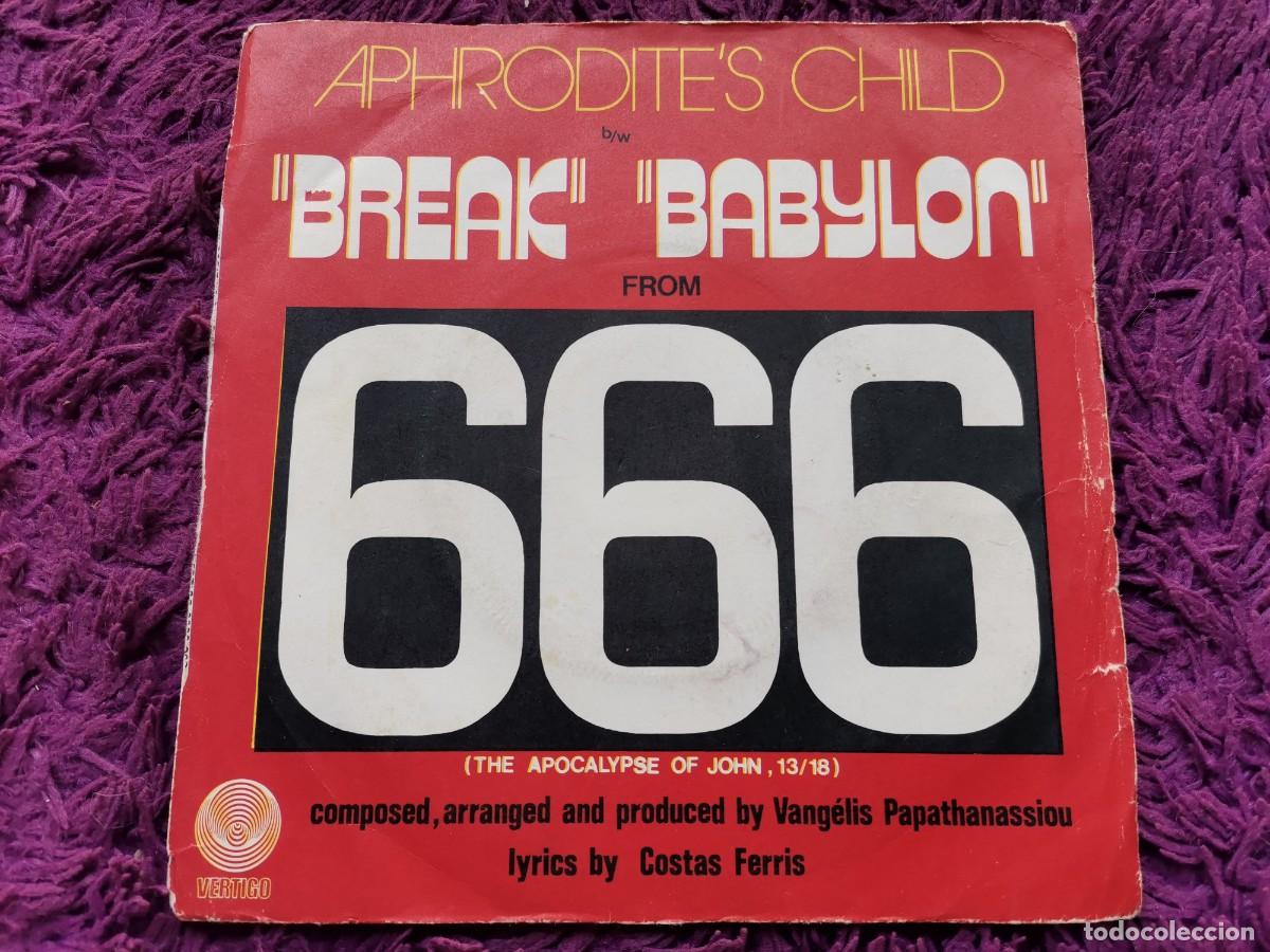 Discos de vinilo: Aphrodite's Child &ndash; Break Vinilo 7&rdquo; Single 1972 France 6032 900