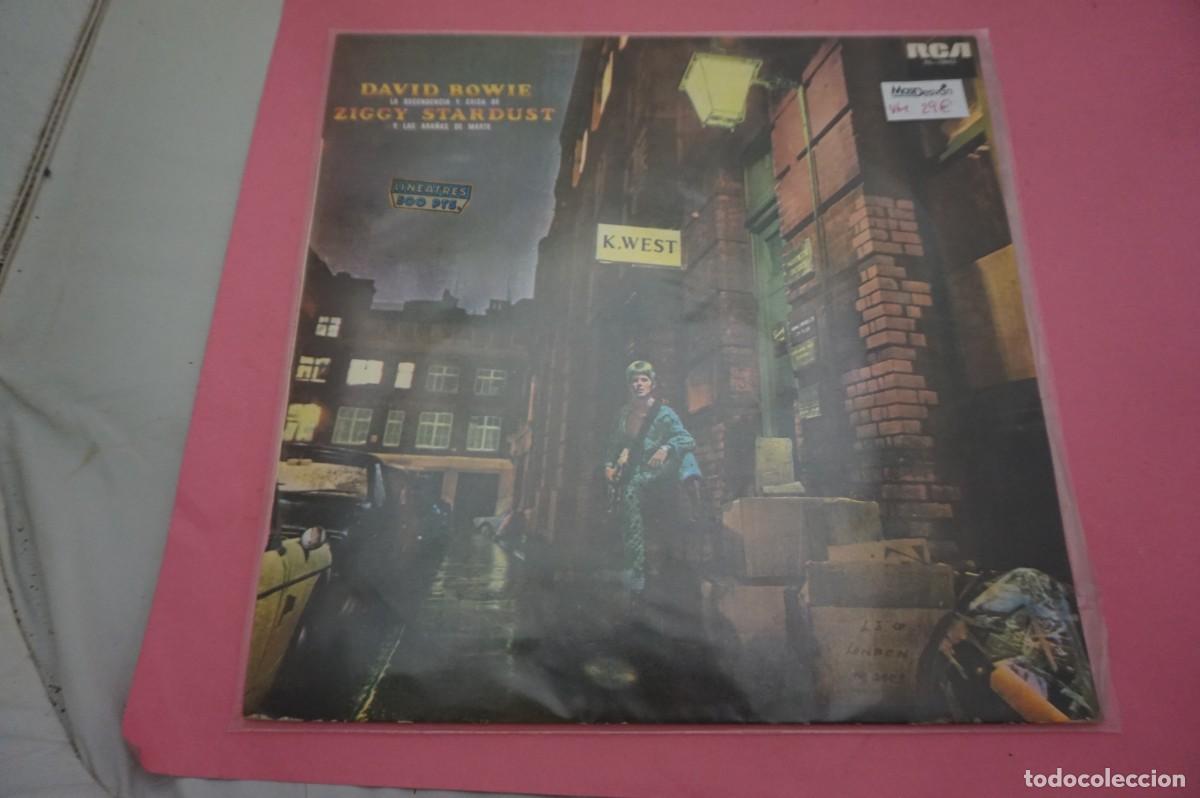 Discos de vinilo: LP/ DAVID BOWIE - LA ASCENDENCIA Y CAIDA DE ZIGGY STARDUST - EL VINILO ESTA EN BUEN ESTADO