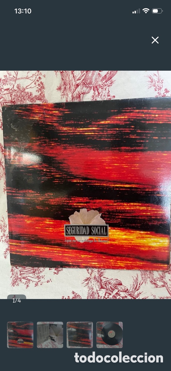 Discos de vinilo: SEGURIDAD SOCIAL que no se extinga la llama LP