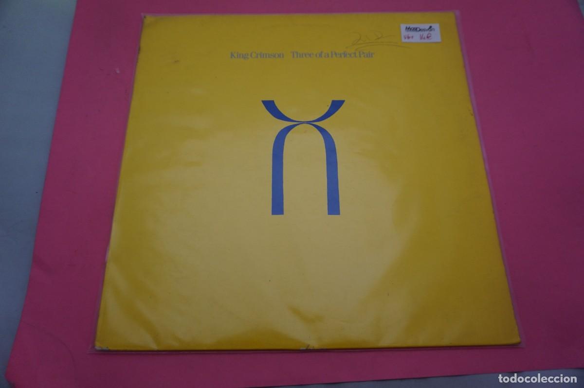 Discos de vinilo: LP/ KING CRIMSON - THREE OF A PERFECT PAIR - EL VINILO ESTA EN BUEN ESTADO