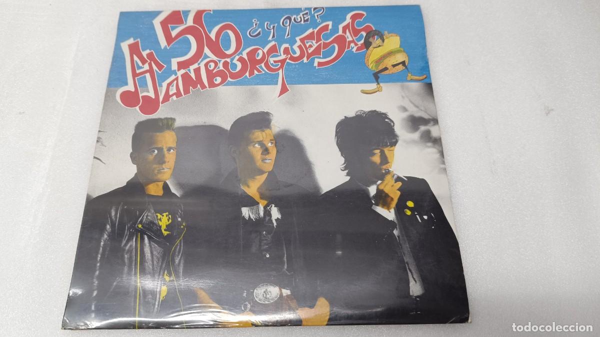 Discos de vinil: 56 HAMBURGUESAS- Y qu&eacute;? - LP. La Rosa Records 1990.PRECINTADO SIN ABRIR