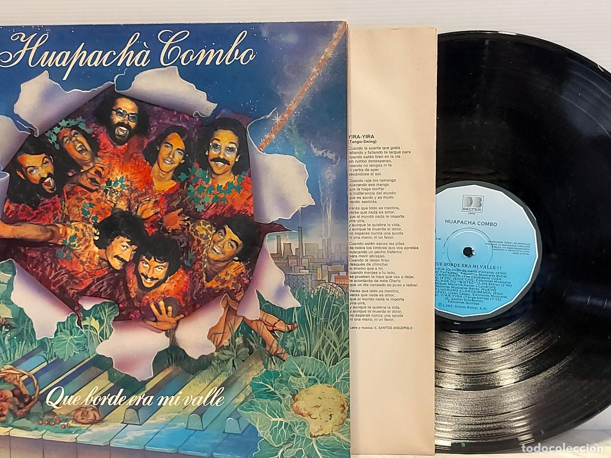 Discos de vinilo: HUAPACHA COMBO | QUE BORDE ERA MI VALLE | GATEFOLD | LP-BELTER 2-46.006 | 1982 | MBC ***
