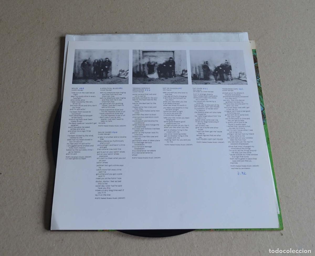 Discos de vinilo: LITTLE FEAT - SAILIN SHOES - Foto 4