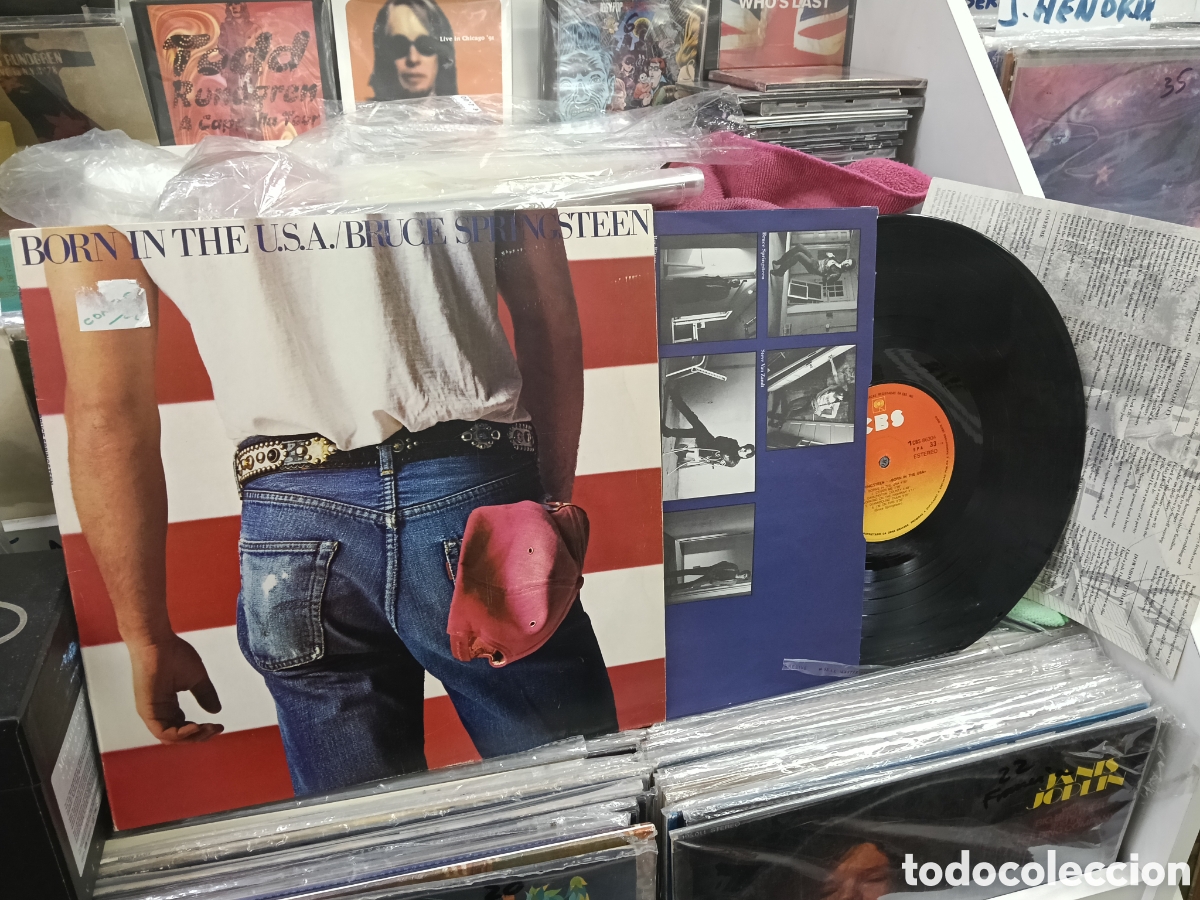 Discos de vinilo: Bruce Springsteen lp born in the u.s.a. Portugal 1984