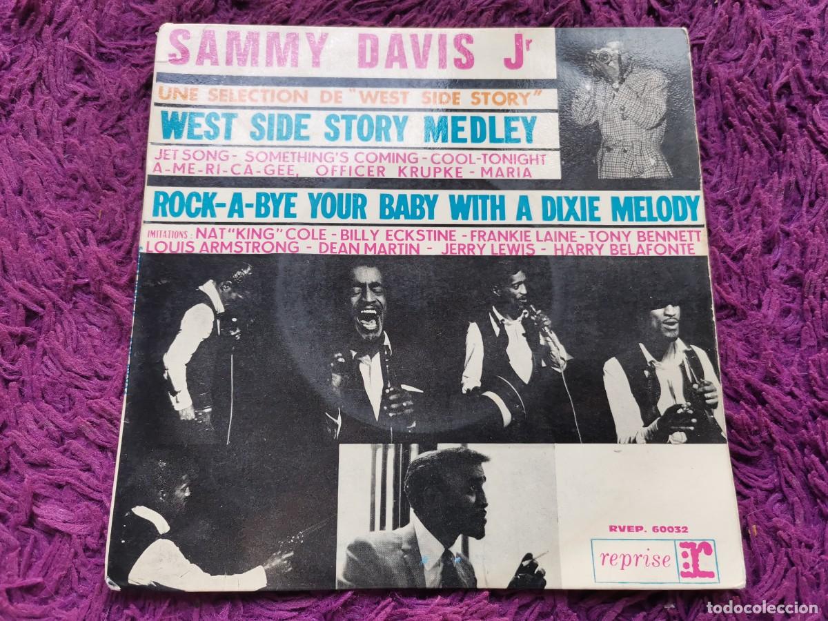 Discos de vinilo: Sammy Davis Jr. &ndash; West Side Story Vinilo 7&rdquo; EP France RVEP. 60.032