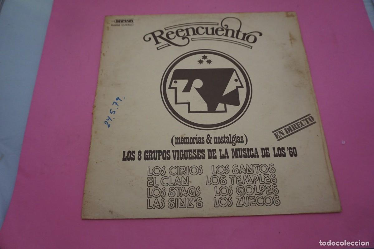 Discos de vinilo: LP/ REENCUENTRO - MOMORIAS & NOSTALGIAS - GRUPOS VIGUESES DE LOS 60'S -EL VINILO ESTA EN BUEN ESTADO